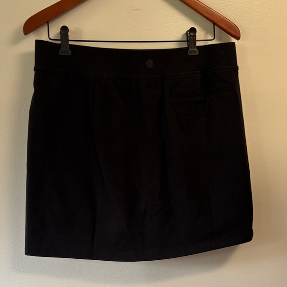 Talbots classic knit everyday Black Mini Skort sz M - Picture 6 of 9
